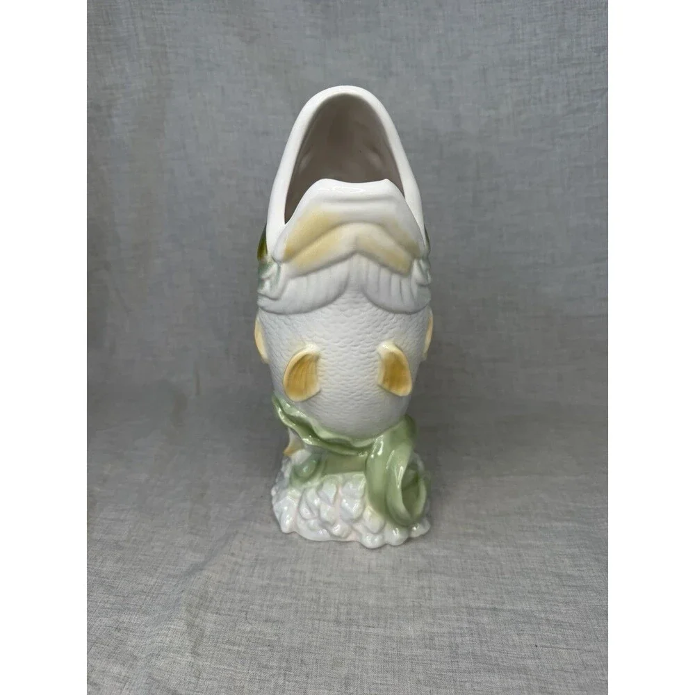 Vintage Lenox Riverwood Fish Pitcher Trout Salmon Bass Catherine McClung